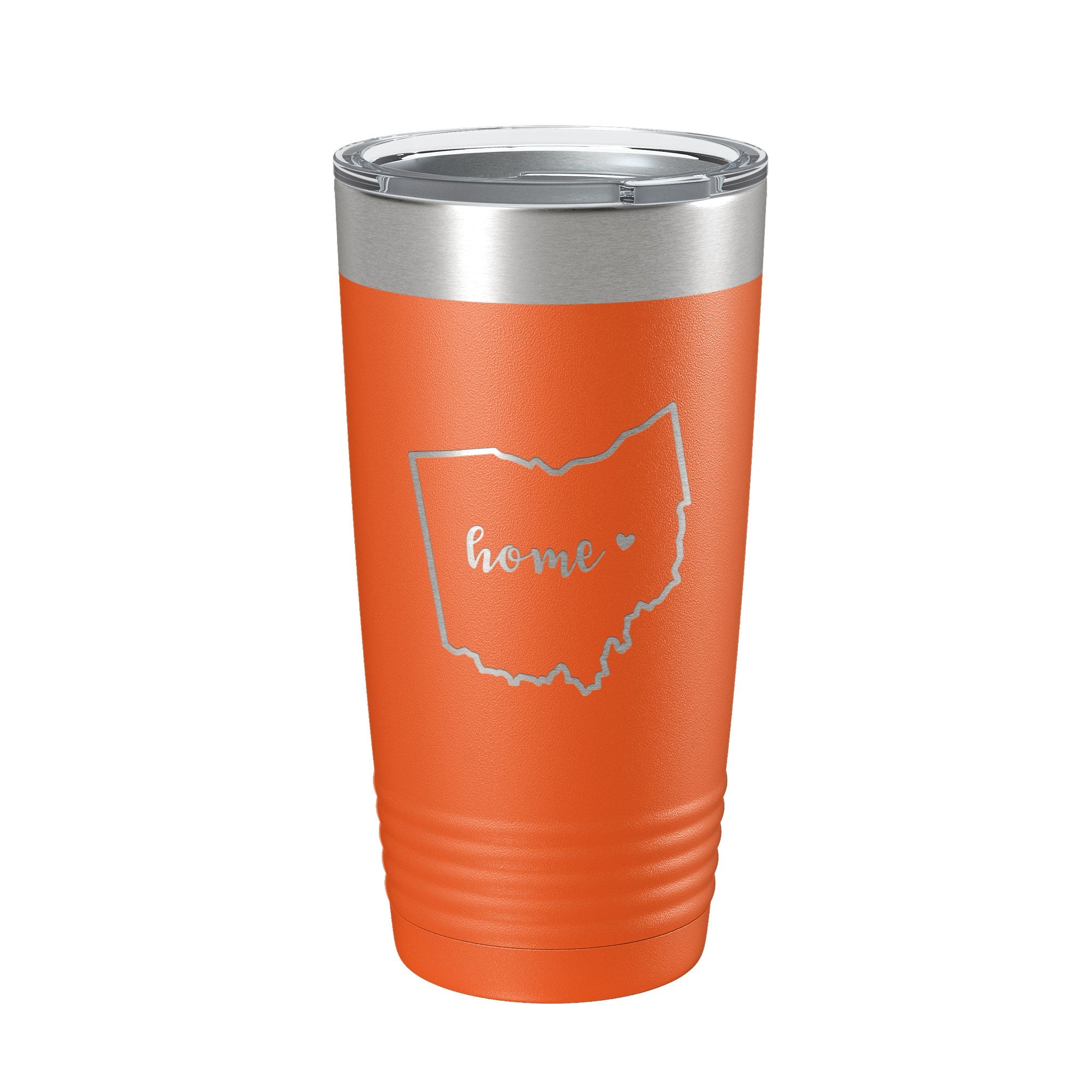 Ohio Tumbler Home State Travel Mug Insulated Laser Engraved Map Coffee Cup 20 oz