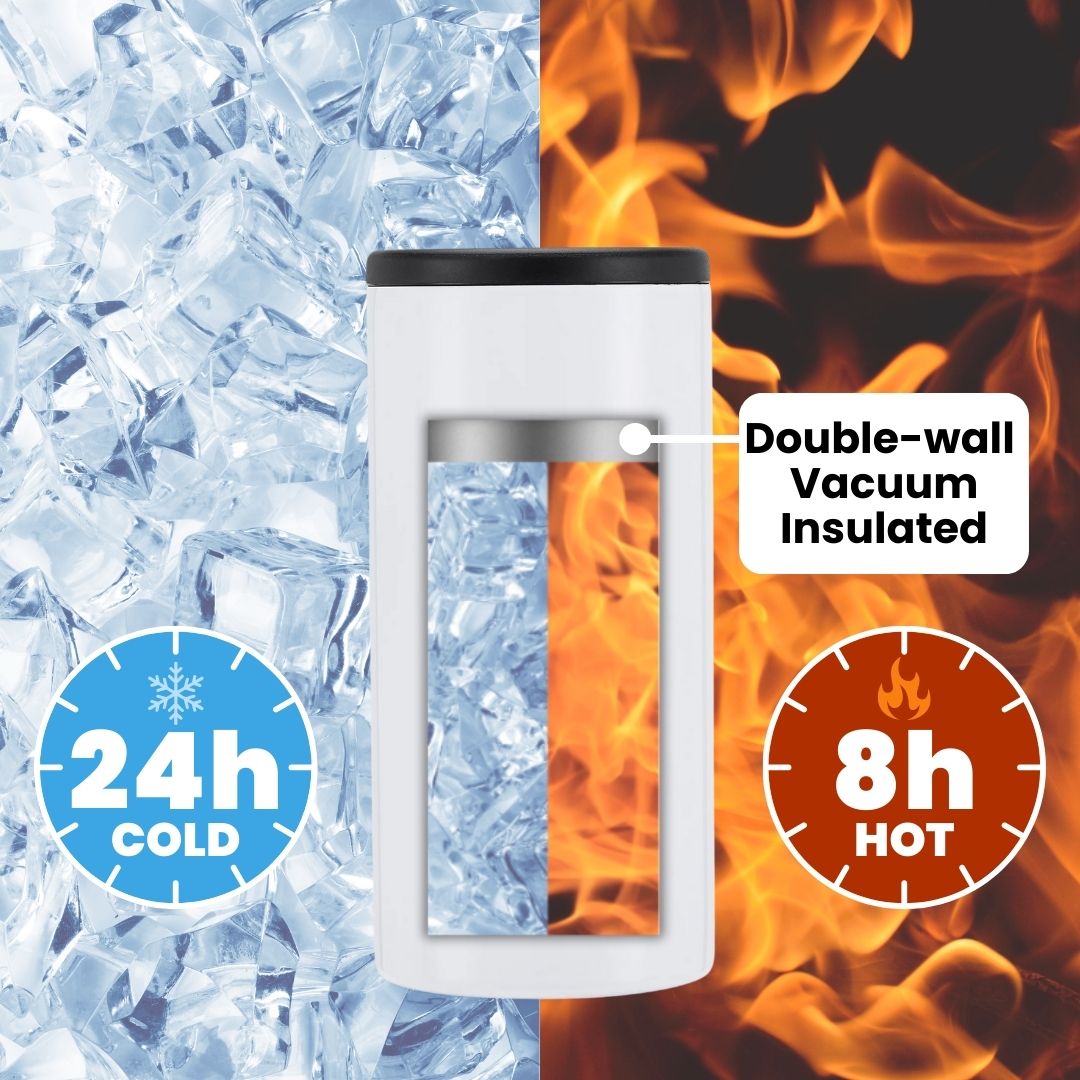 12oz Slim Sublimation Duozie