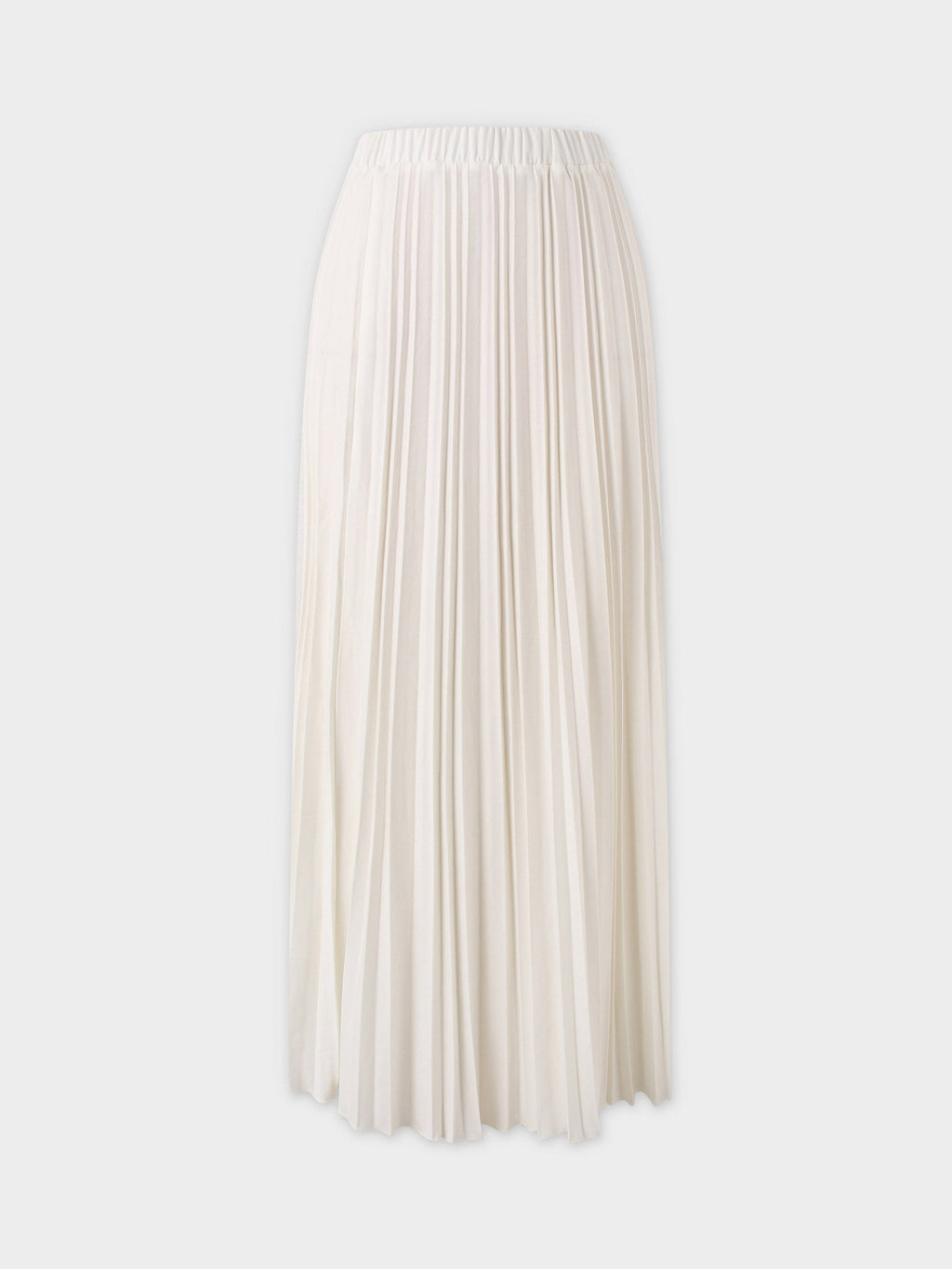 Thin Pleated Skirt-White