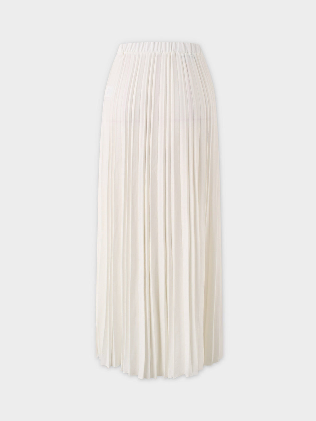 Thin Pleated Skirt-White