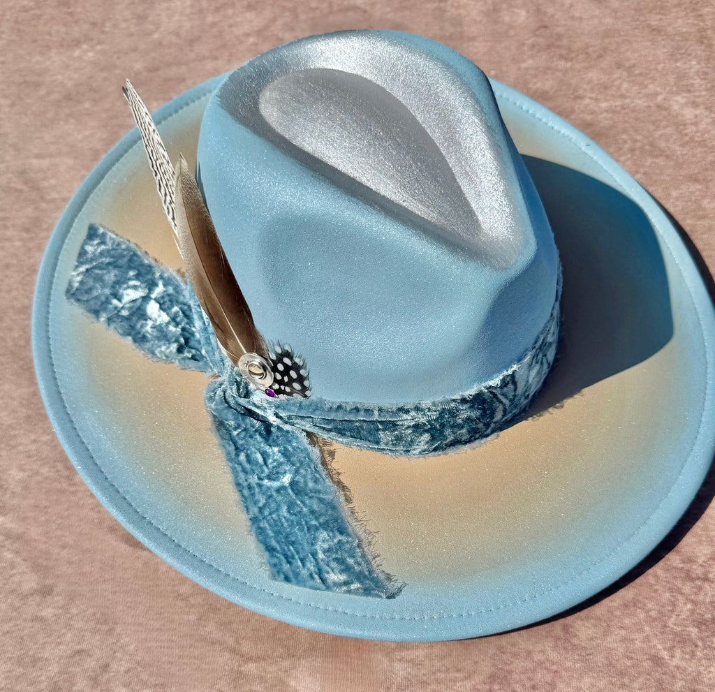 Custom handcrafted Icecold Fedora Hat