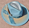 Custom handcrafted Icecold Fedora Hat