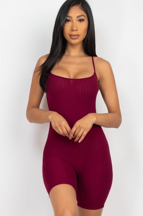 Ribbed Bodycon Romper (CAPELLA)