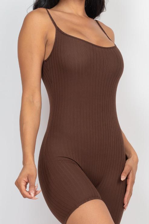 Ribbed Bodycon Romper (CAPELLA)