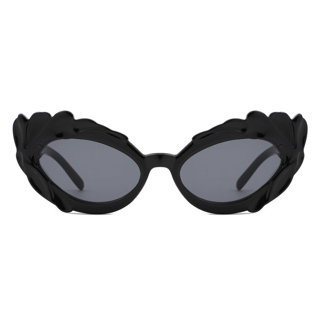 Snapp - Modern Sculpted Cat Eye Fashion Women's Sunglass