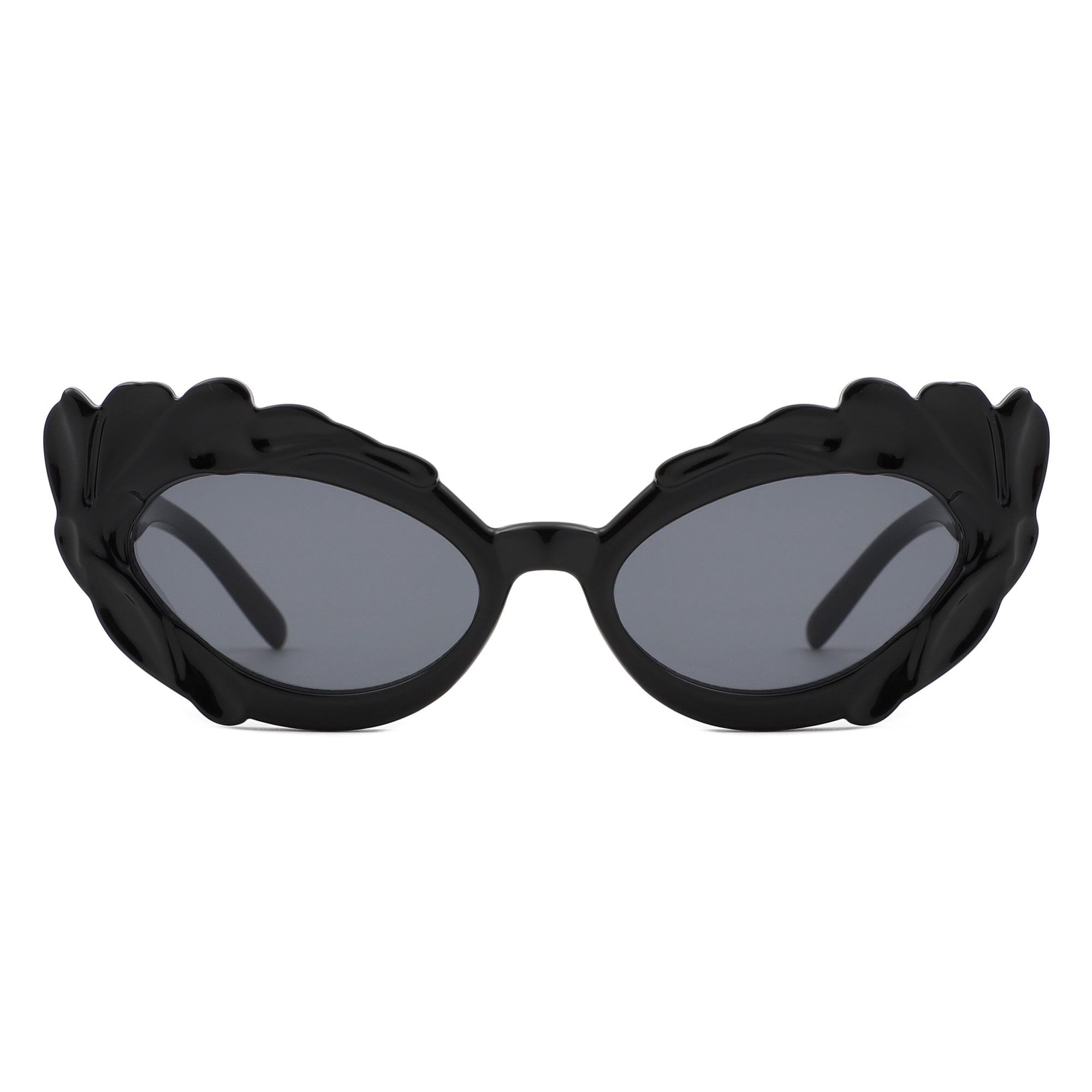 Snapp - Modern Sculpted Cat Eye Fashion Women's Sunglass