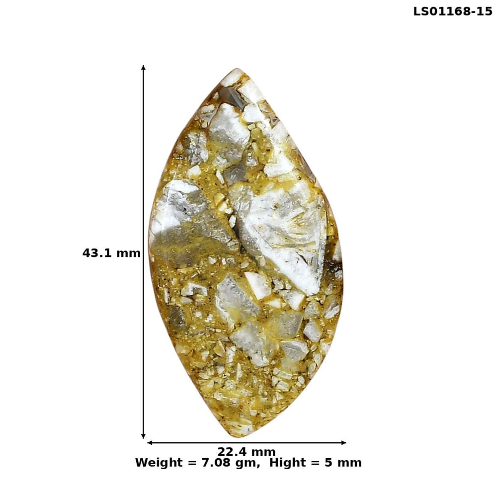 Wild Horse Jasper 43.1x22.4x5 mm Fancy Gemstone LS01168-15