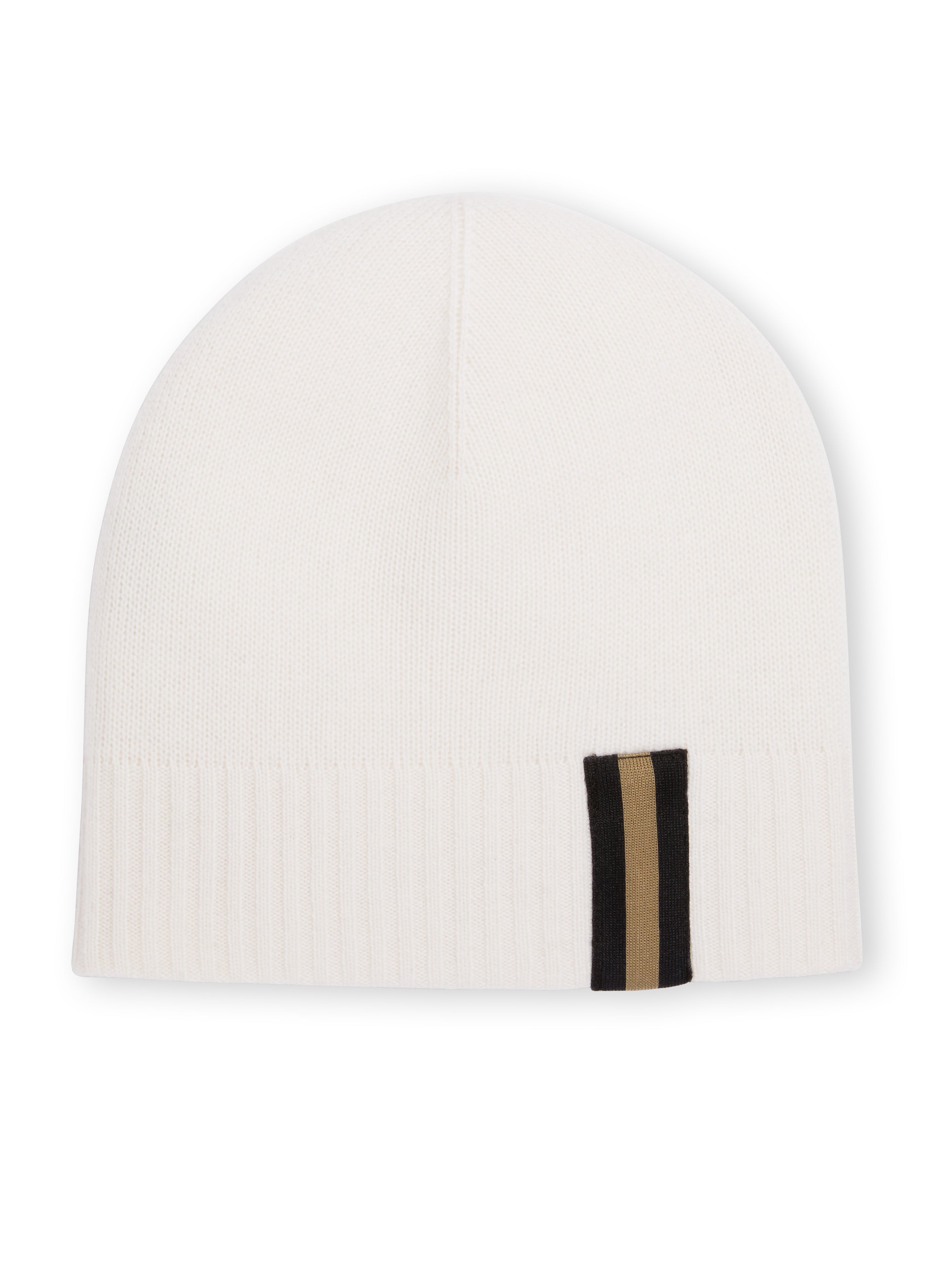 Cashmere Blend Beanie (Ivory)