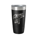 Bass Fishing Tumbler Angler Travel Mug Insulated Laser Engraved Coffee Cup Gift 20 oz