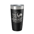 Rise And Shine Mother Cluckers Tumbler Funny Travel Mug Gift Insulated Laser Engraved Coffee Cup 20 oz