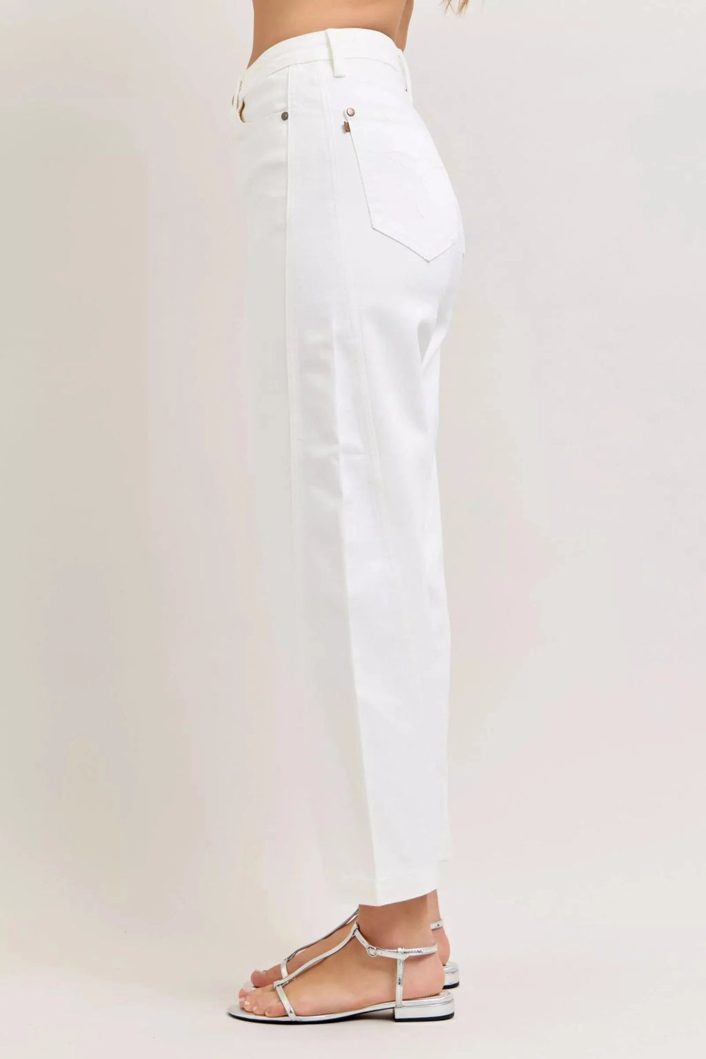 Judy Blue High-Waisted Rigid Magic Panel Barrel Jeans