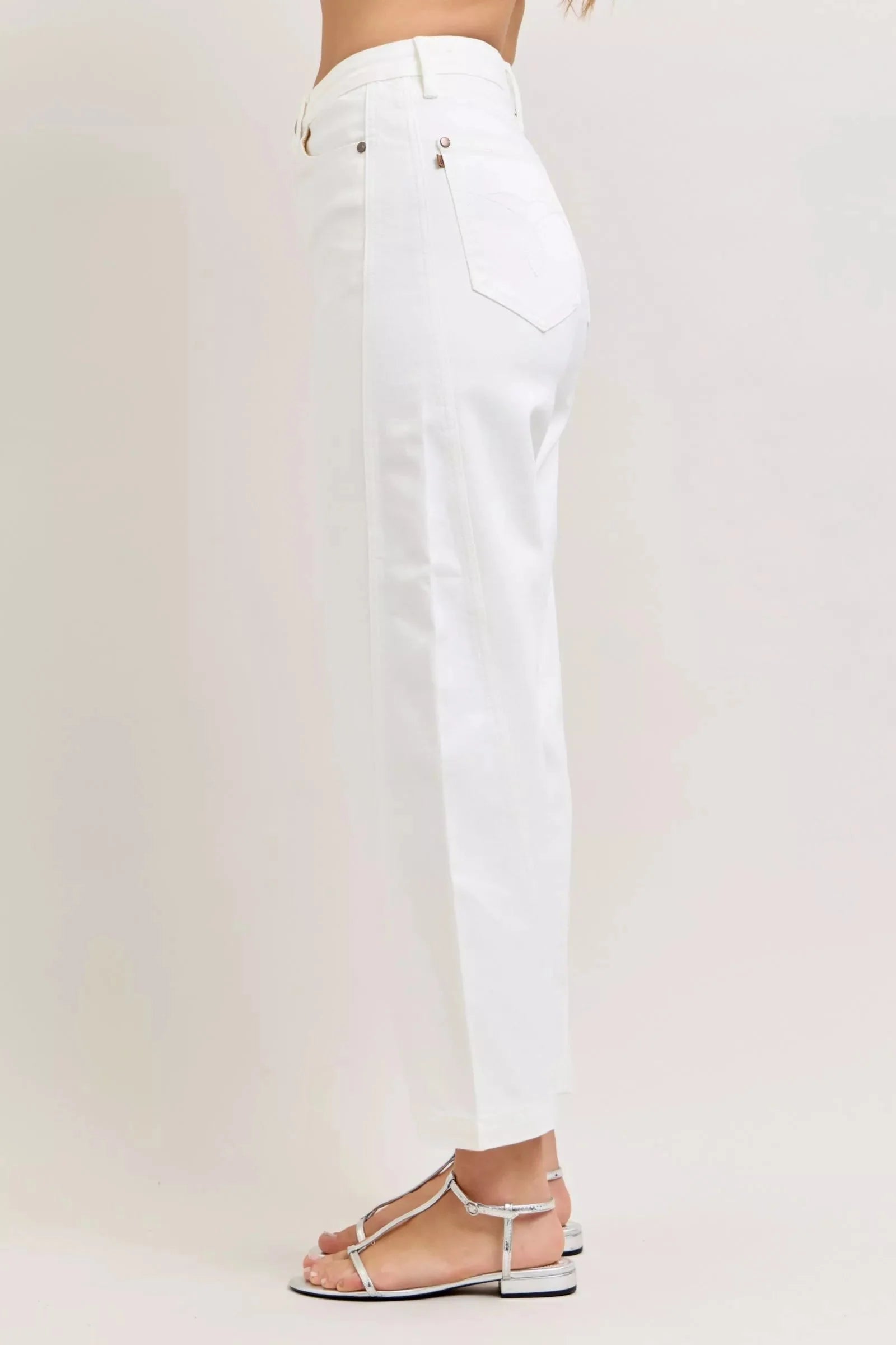 Judy Blue High-Waisted Rigid Magic Panel Barrel Jeans